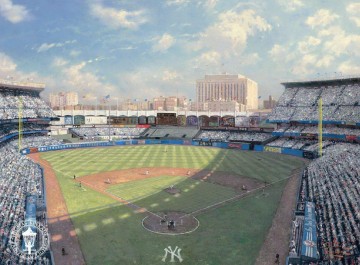  yan painting - Yankee Stadium Thomas Kinkade